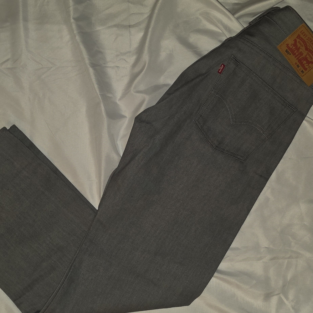 Levi's Men's Dark Gray Slim Straight Jeans